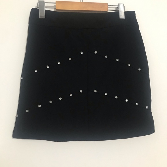 Black skirt with rhinestone - Picture 1 of 4